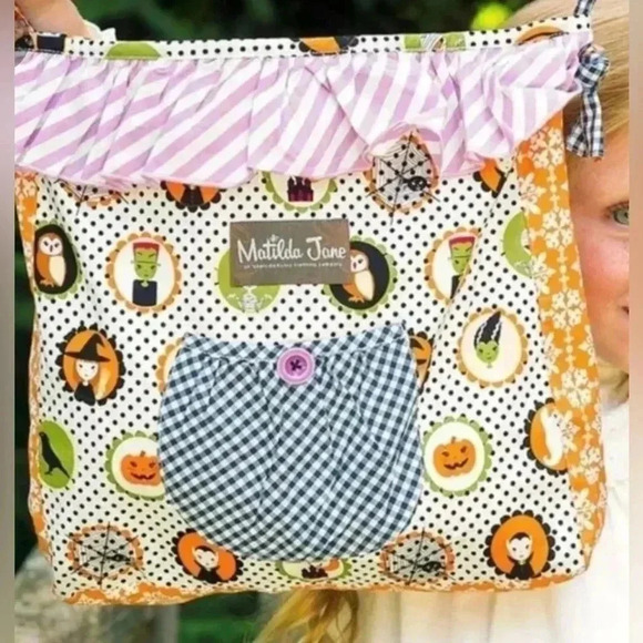 Matilda Jane Something Brewing Girl’s Tote Trick Or Treat Halloween Bag - Picture 9 of 13